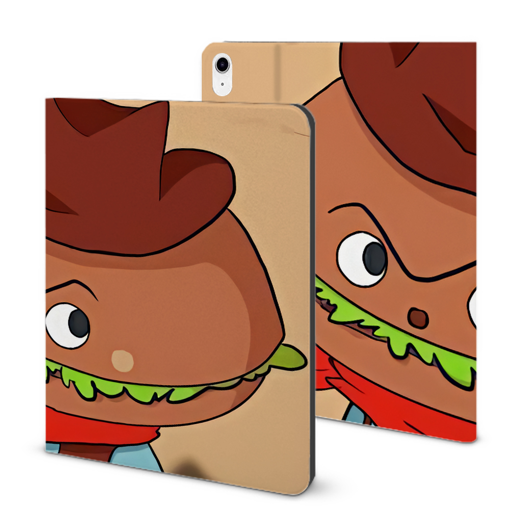 （画像用） アンパンマン Anpanman IPad ケース ブック型 PUレザー TPU 耐衝撃 軽量 薄型 ペン収納なし 全面保護 IPad 各モデル対応